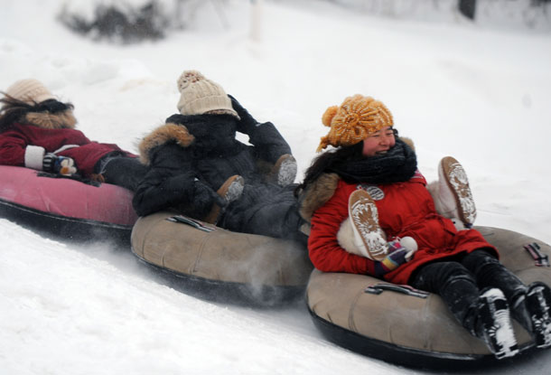 长春迎来滑雪旺季