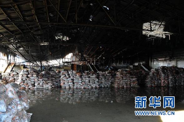（突发事件后续）（2）山东寿光火灾事故现场扑救结束