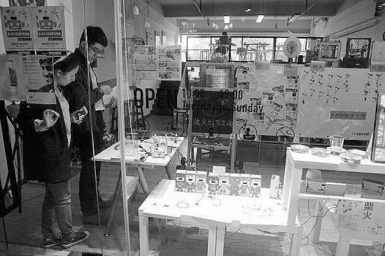 柴火创客空间里的创意项目。