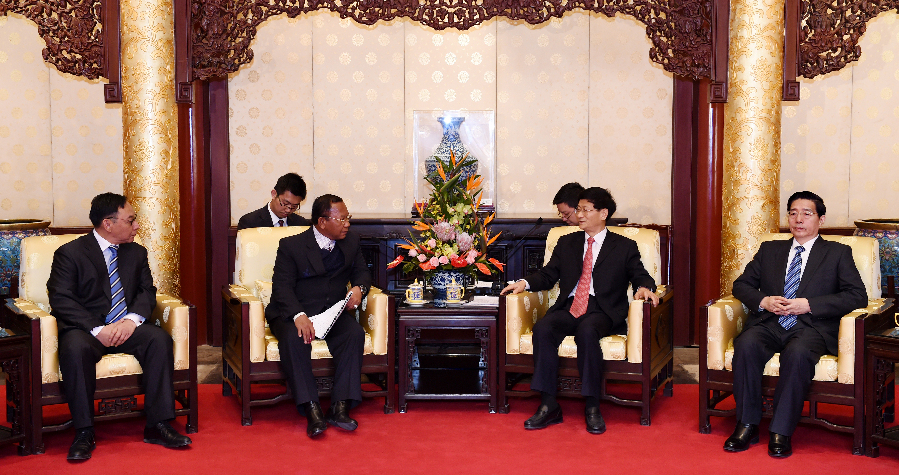 孟建柱会见印尼国家反恐局局长萨乌