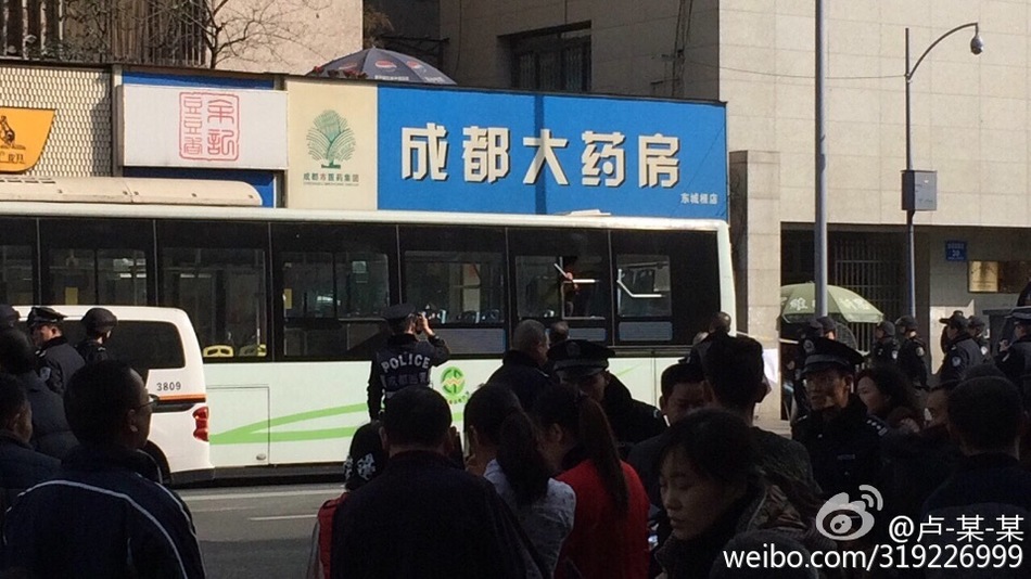 成都人质劫持事件现场