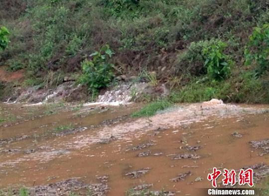 四川眉山一水库出现管涌2000多民众紧急转移