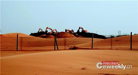 p30 宁夏中卫，一名工作人员表示正在处理明盛染化留下的污染。