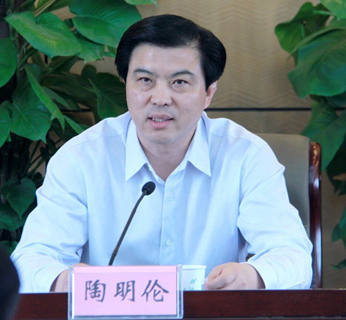 陶明伦任河南省委常委、统战部部长（图）