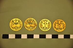 对鸟圆形金饰 南京市考古研究所供图