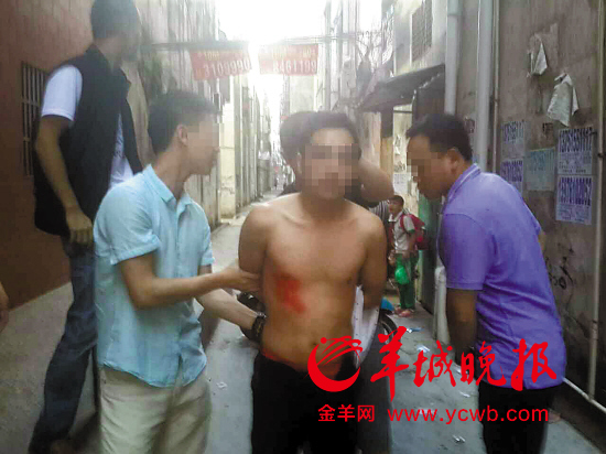 小图：嫌疑人被抓获