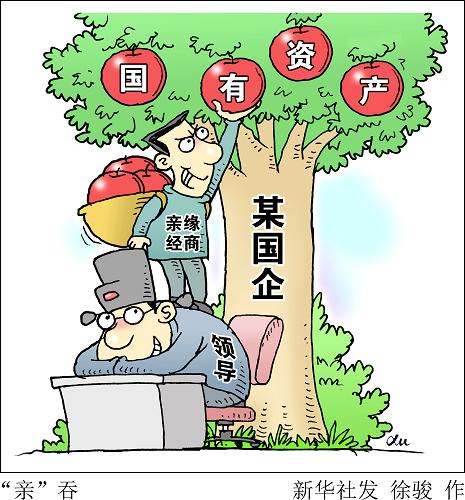 国资委亮剑国企亲缘经商腐败