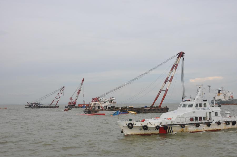 （突发事件后续）广州港沉船水域主航道恢复通航