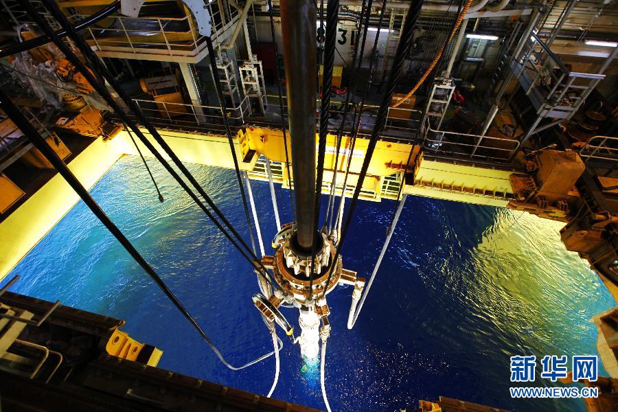 （图文互动）（4）中海油&ldquo;兴旺号&rdquo;深水钻井平台在南海开钻