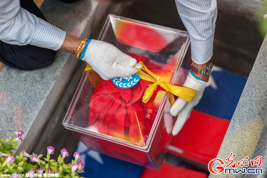 118位抗戰陣亡將士遺骸回故裏安葬