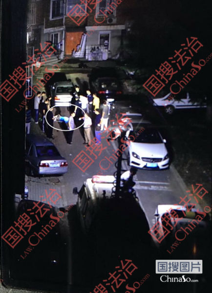 枪击案事发现场(国搜法治独家新闻突发 请勿转载)