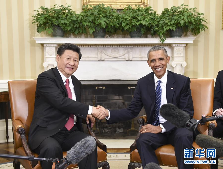 （XHDW）（8）习近平同奥巴马举行小范围会谈
