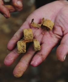 2015年5月20日，松山战役旧址，当年战斗留下的子弹带。