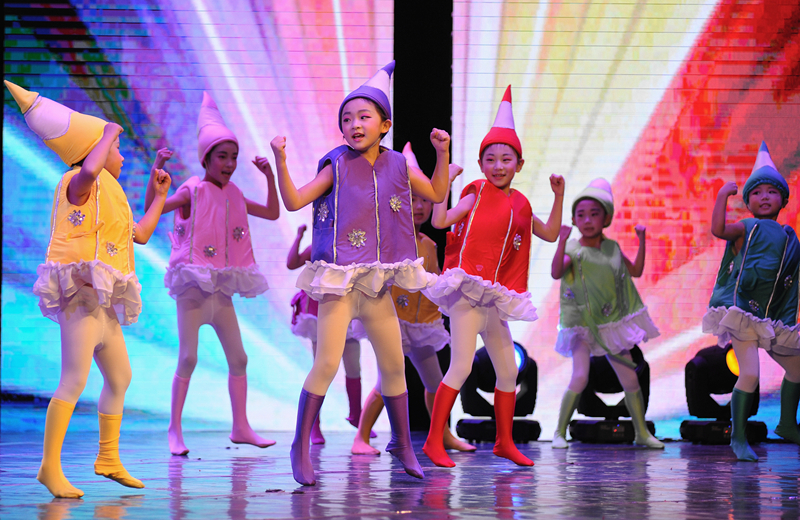 四川少儿舞蹈大赛百花争艳