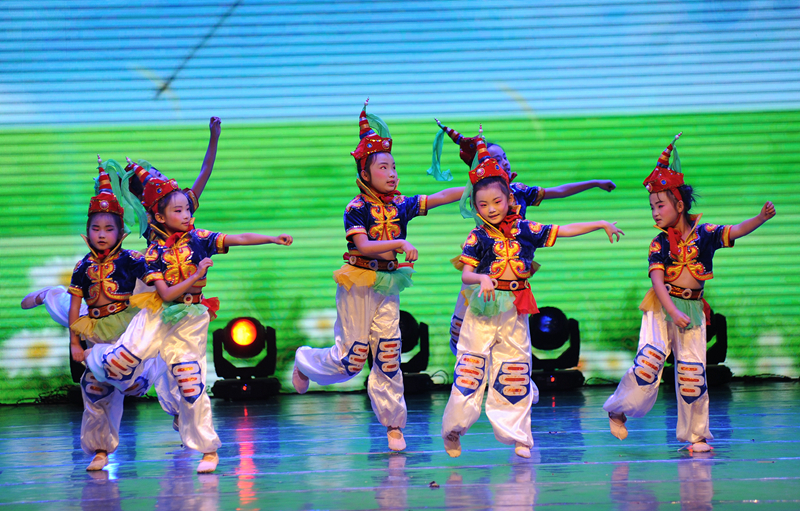 四川少儿舞蹈大赛百花争艳