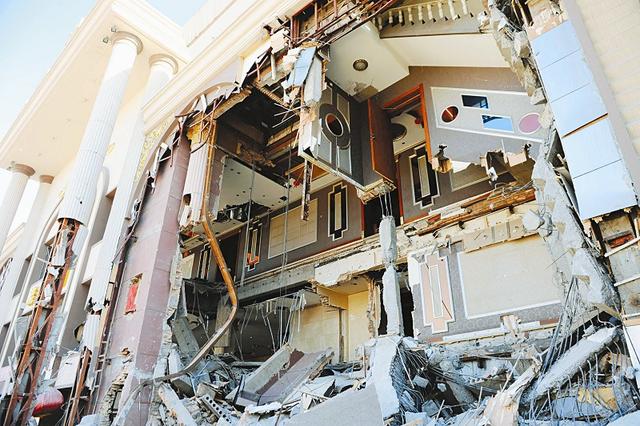 太原娱乐业标志性建筑金昌盛歌城被拆除(组图)