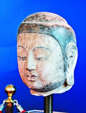 星云大师捐赠北齐佛首造像回归大陆