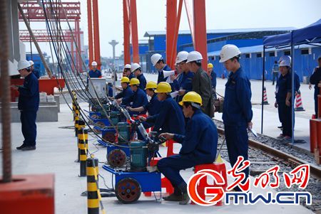 深茂铁路茂名制梁场一次性通过国家认证