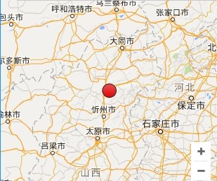 山西忻州原平市发生4.1级地震震源深度16公里