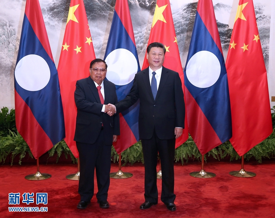 5月3日,中共中央总书记、国家主席习近平在北京人民大会堂同老挝人民革命党中央总书记、国家主席本扬举行会谈。 新华社记者 庞兴雷 摄 5月3日,中共中央总书记、国家主席习近平在北京人民大会堂同老挝人民革命党中央总书记、国家主席本扬举行会谈。 新华社记者 庞兴雷 摄