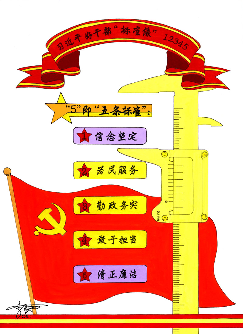 【画解】好干部的“标准像”