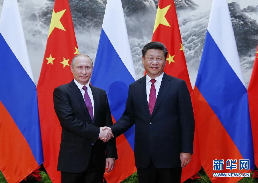 6月25日，国家主席习近平在北京人民大会堂同俄罗斯总统普京举行会谈。 新华社记者 鞠鹏 摄