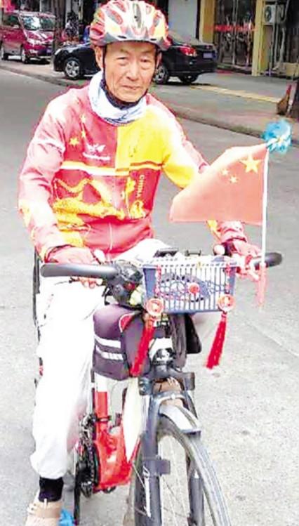 81岁独行侠骑单车走天下 20年时间游遍全中国