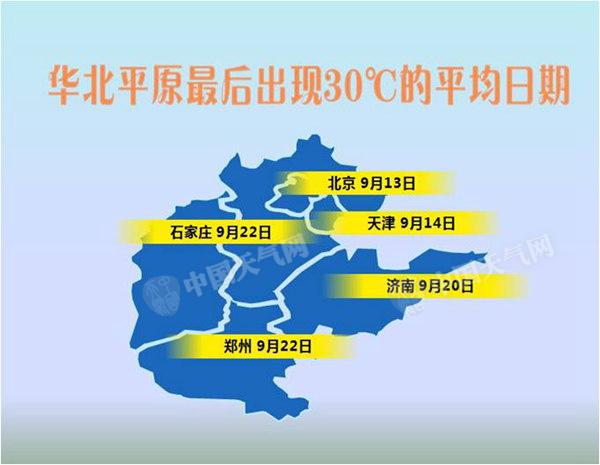 京津冀等地入秋在望 南方地区迎秋凉