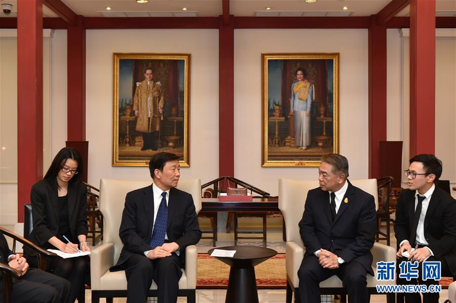 （XHDW）习近平主席特使李源潮会见泰国副总理纳龙