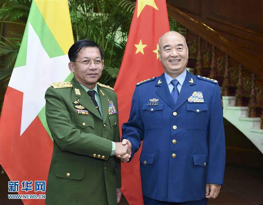 （XHDW）许其亮会见缅甸国防军总司令