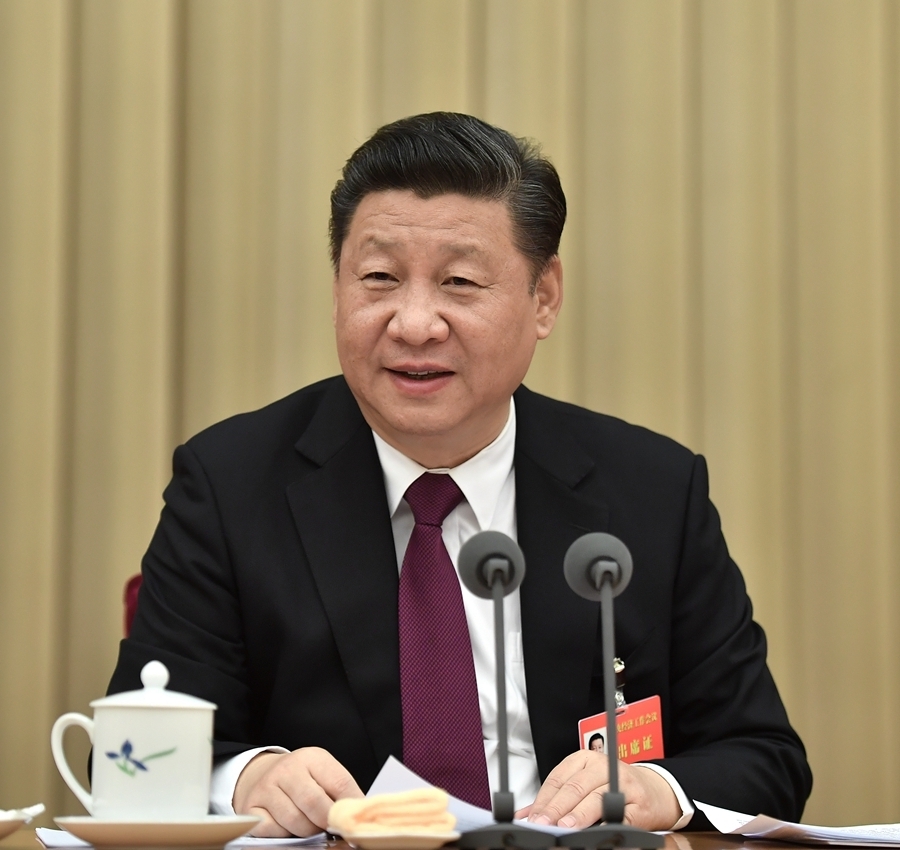 12月14日至16日，中央经济工作会议在北京举行。中共中央总书记、国家主席、中央军委主席习近平发表重要讲话。 新华社记者 李涛 摄 