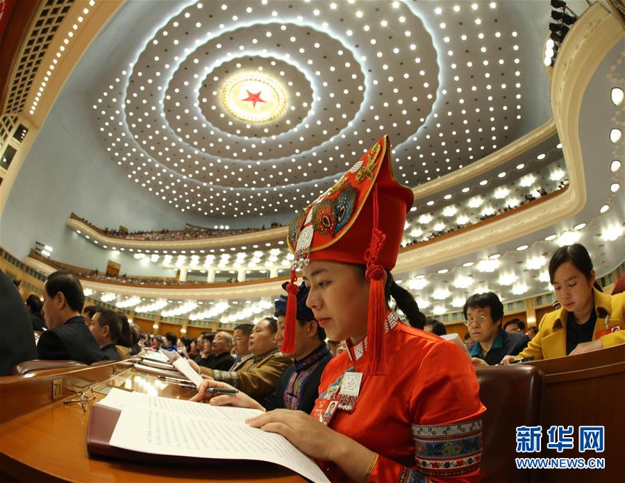 （兩會&middot;人大開幕）（49）十二屆全國人大四次會議在京開幕