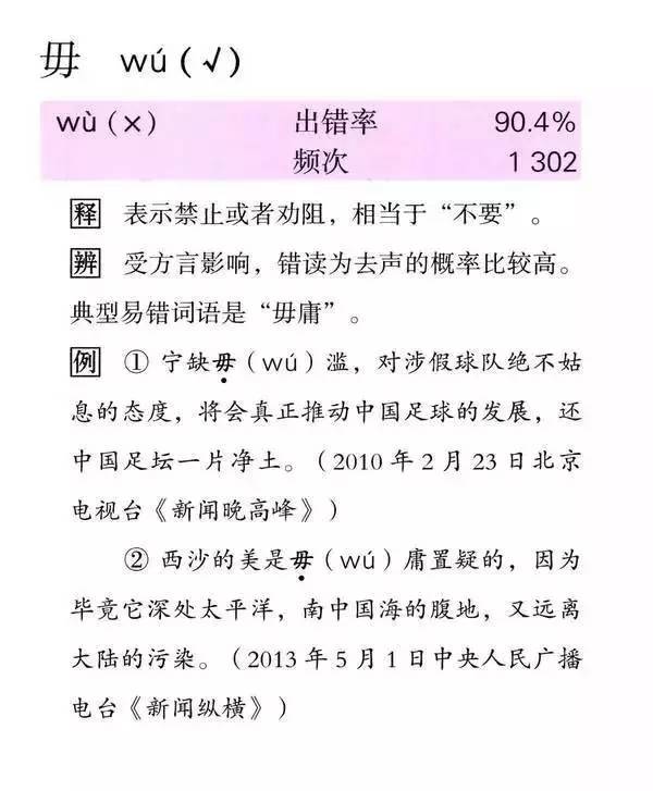 【涨姿势】 播音主持都常读错的12个字,你读对
