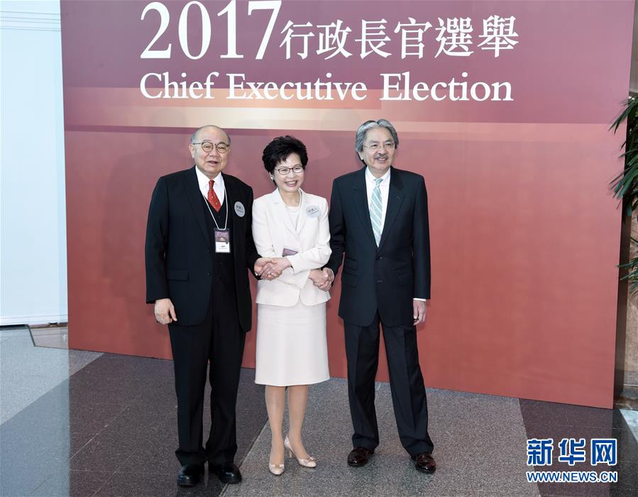 （XHDW）（1）香港特区第五任行政长官选举投票开始