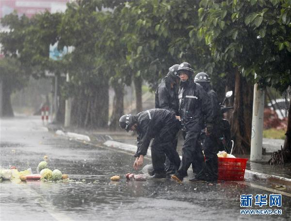 (环境)(3)台风“纳沙”登陆福建福清