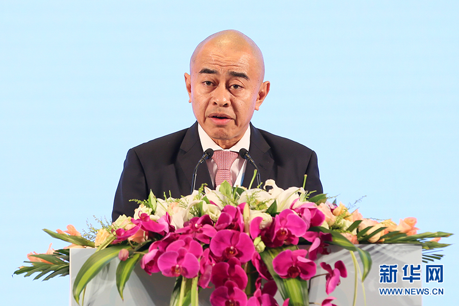 文莱卫生部部长祖尔卡奈·宾·哈纳菲发言