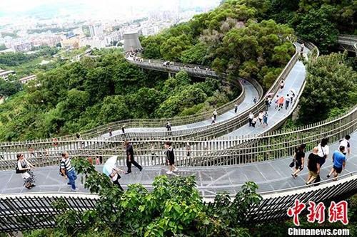 福州最美步道国庆假期迎客来