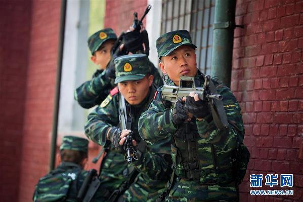 (十九大代表风采·图文互动)(1)李玉峰:反恐铁拳带兵人