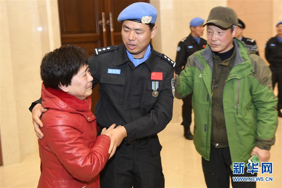 （社会）（5）中国第六支赴南苏丹维和警队凯旋