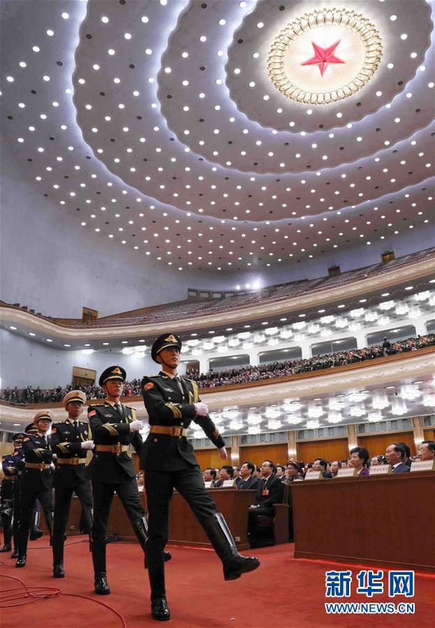 （两会）（1）十三届全国人大一次会议宪法宣誓仪式举行