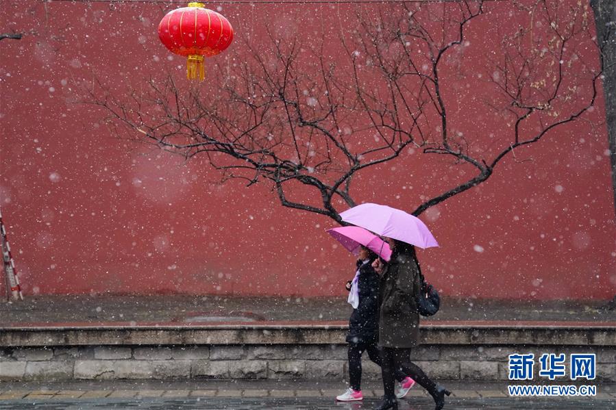 （環境）（4）北京迎來春雪