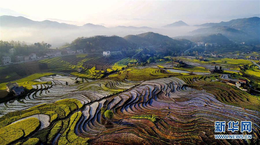 （美丽中国）（13）陕南凤堰古梯田 花水相映展画卷