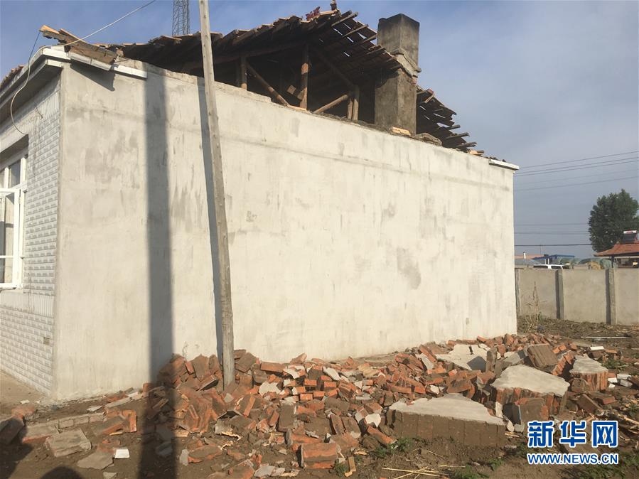 （突發事件後續）（1）吉林松原地震造成50多戶房屋受損