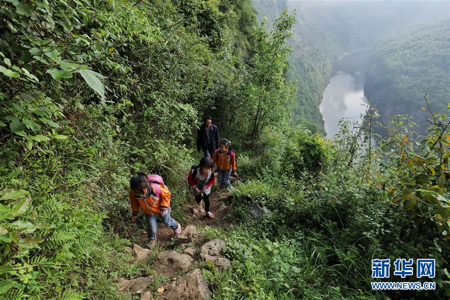 (新华全媒头条·图文互动)(5)崖壁上绽放的缫丝花——记贵州乡村教师杨绍书41年坚守见证苗寨变迁