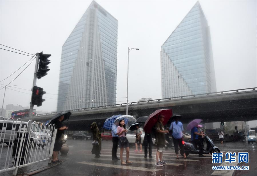 （环境）（5）北京升级发布暴雨黄色预警信号