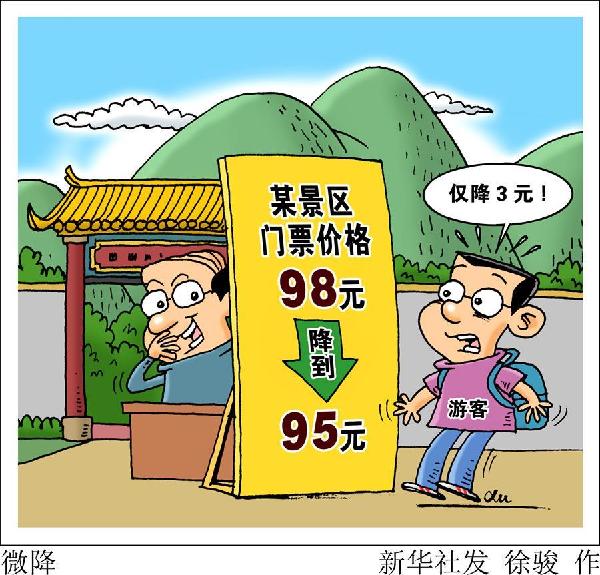 （图表&middot;漫画）[新华视点]微降