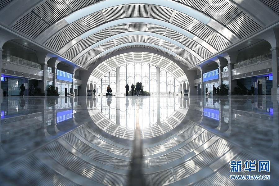 （经济）（2）“八纵八横”最北“一横”枢纽高铁站——牡丹江新站竣工