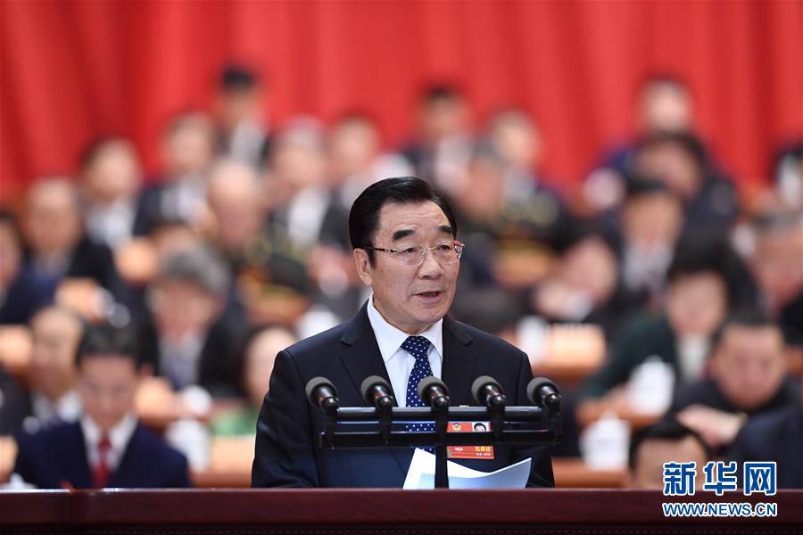 （两会·XHDW）（1）全国政协十三届一次会议在北京举行第二次全体会议