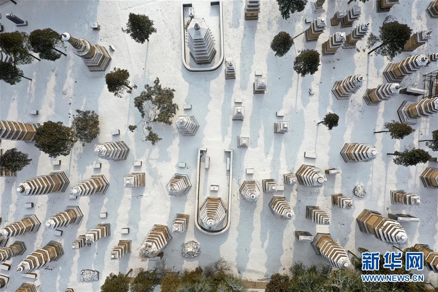 （镜观中国&middot;新华社国内新闻照片一周精选）（1）塔林落雪