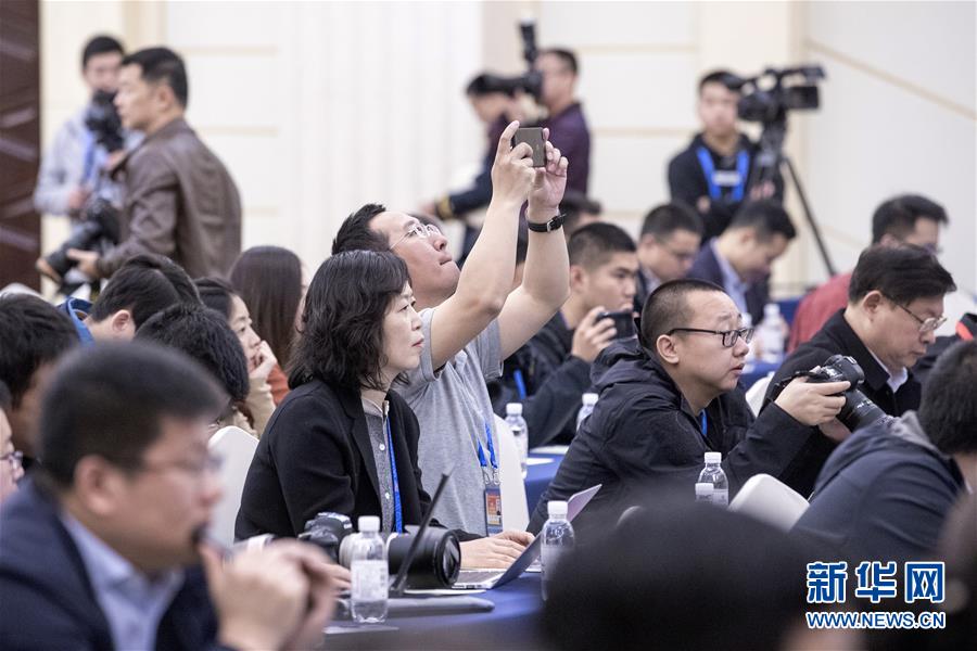 （人民海军70年）（2）中国人民解放军海军成立70周年多国海军活动新闻发布会在青岛举行